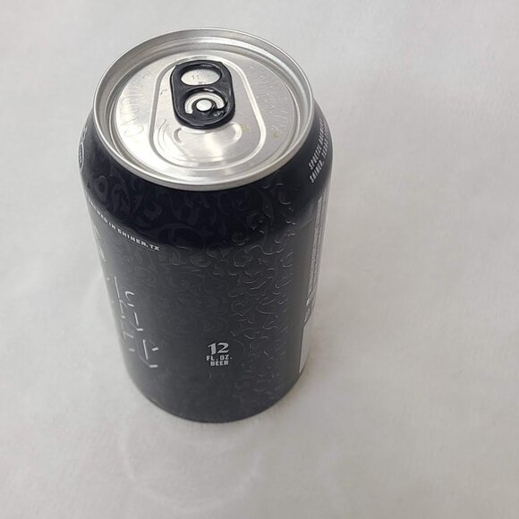 Shiner Black Lager Empty Beer Can Bottom Opened Spoetzl Brewery Texas - Picture 6 of 9